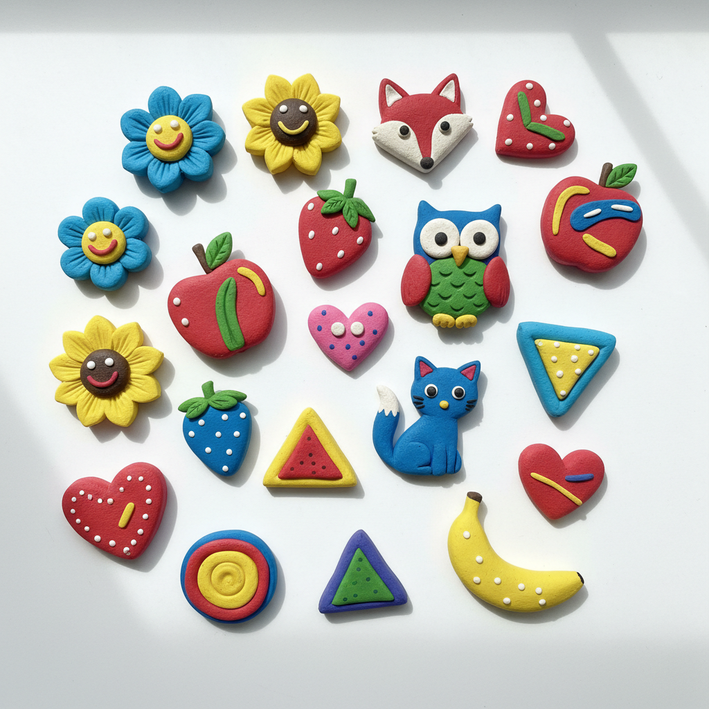 Clay Magnets