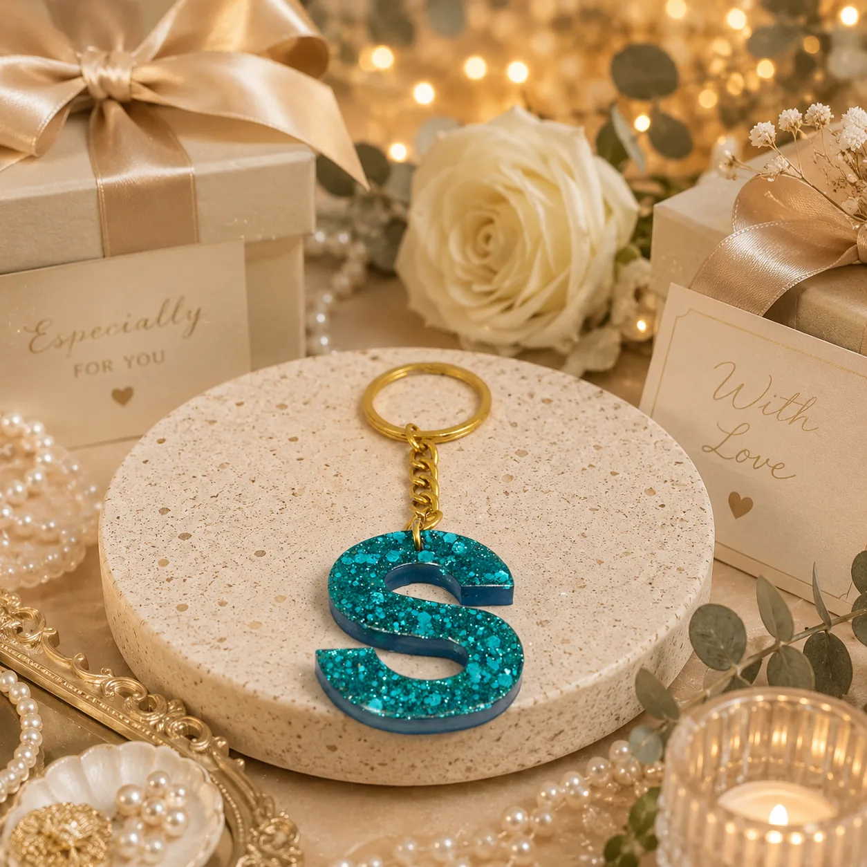 Resin keychains