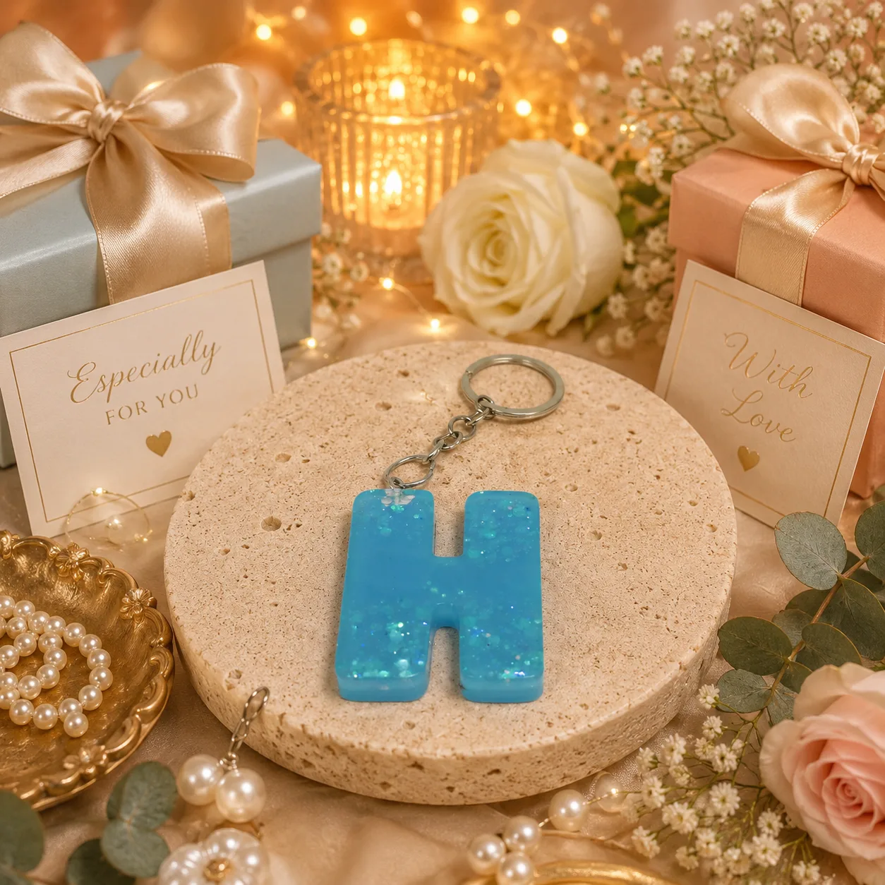Resin keychains