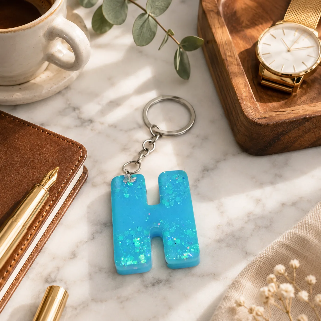 Resin keychains