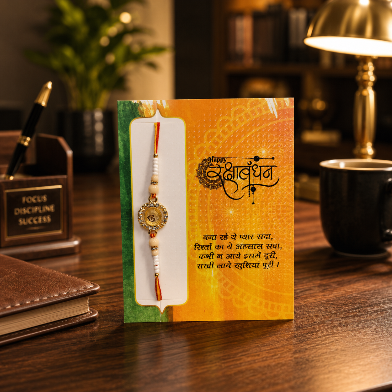 Handmade Om Rakhi pack of 2