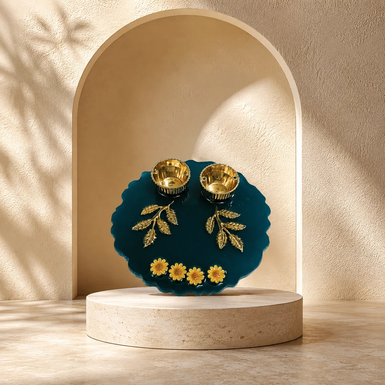 Resin tilak plate