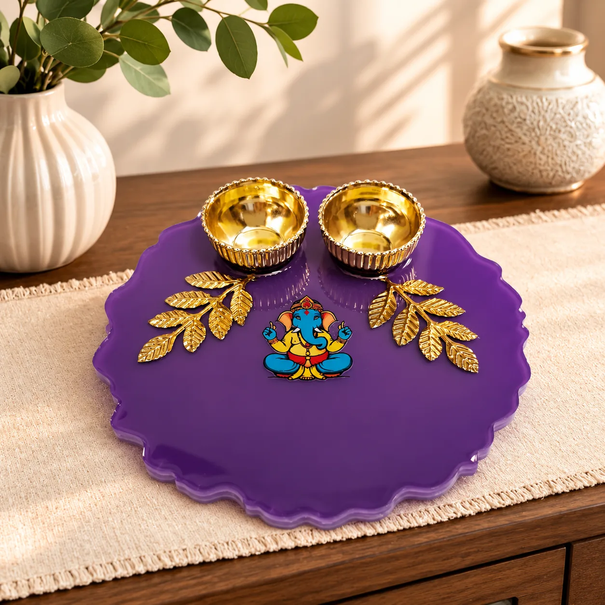 Resin tilak plate