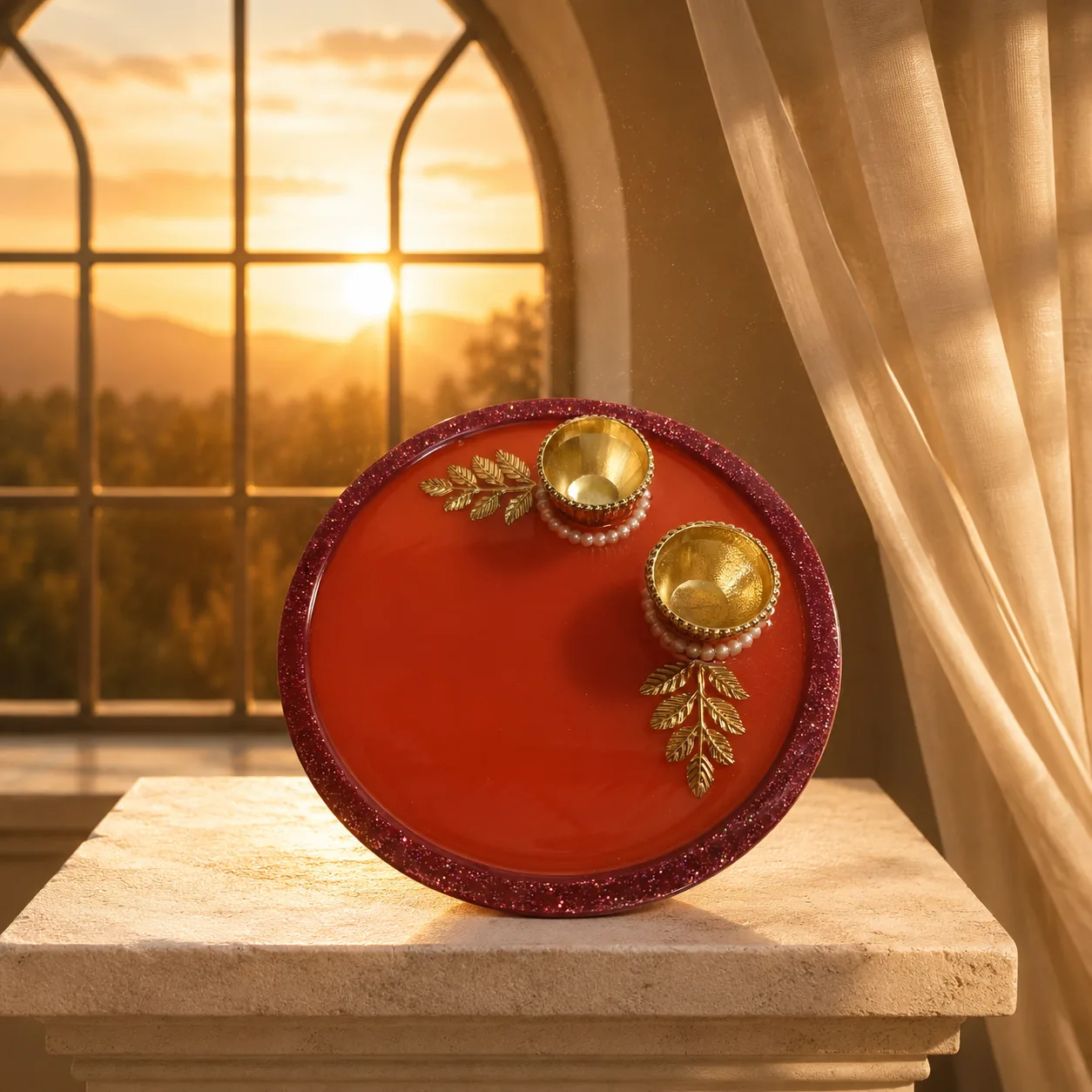 Resin tilak plate