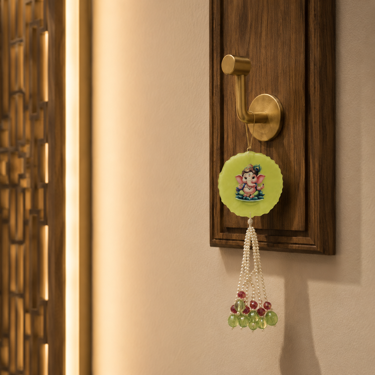 Handmade Resin Ganesha Car Hanging