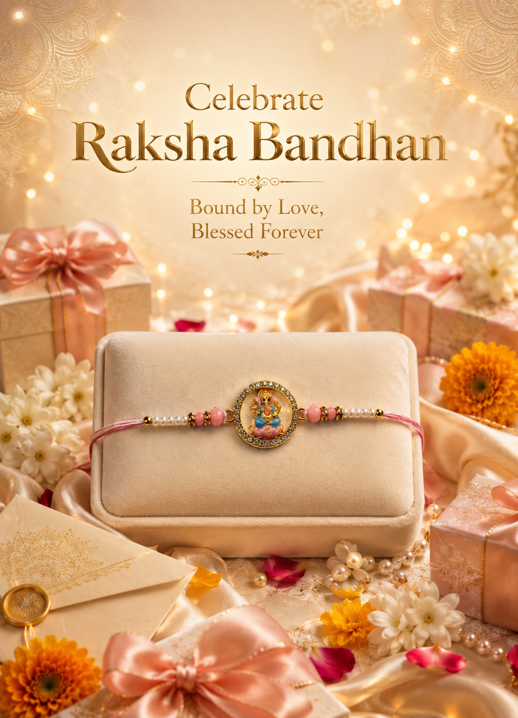 Handmade Lord Ganesha Rakhi