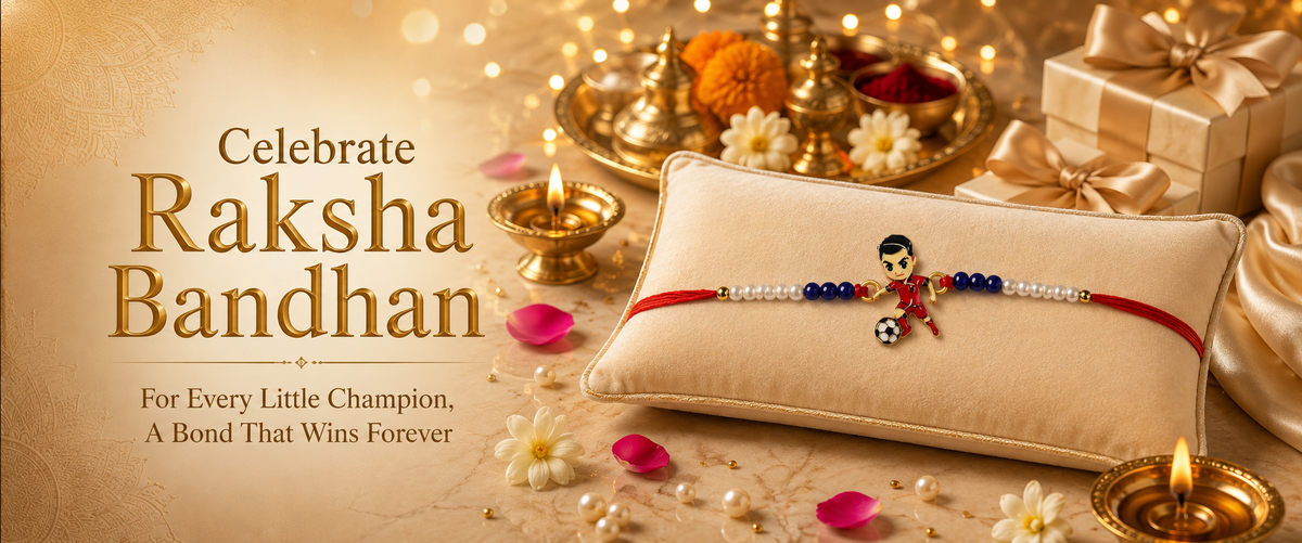 Handmade Sports Theme Designer Raksha Bandhan Rakhi
