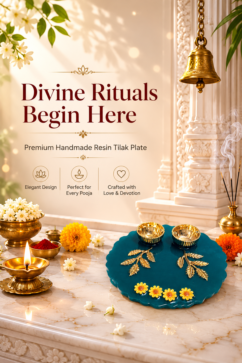 Resin tilak plate