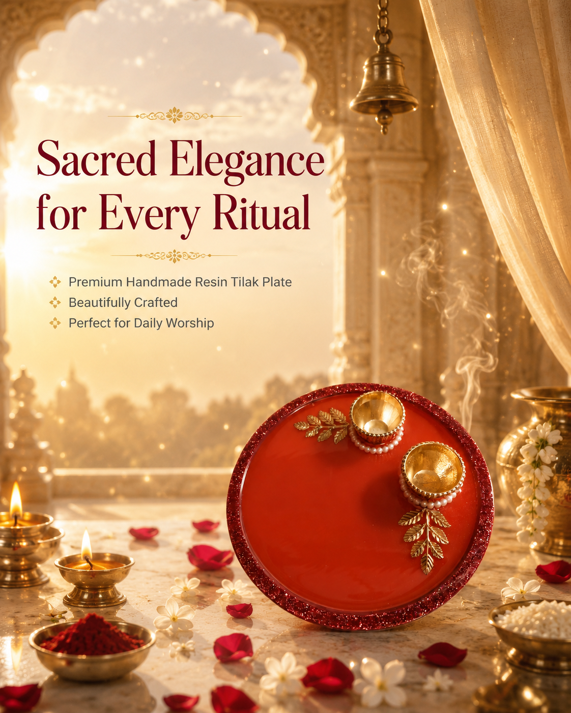 Resin tilak plate