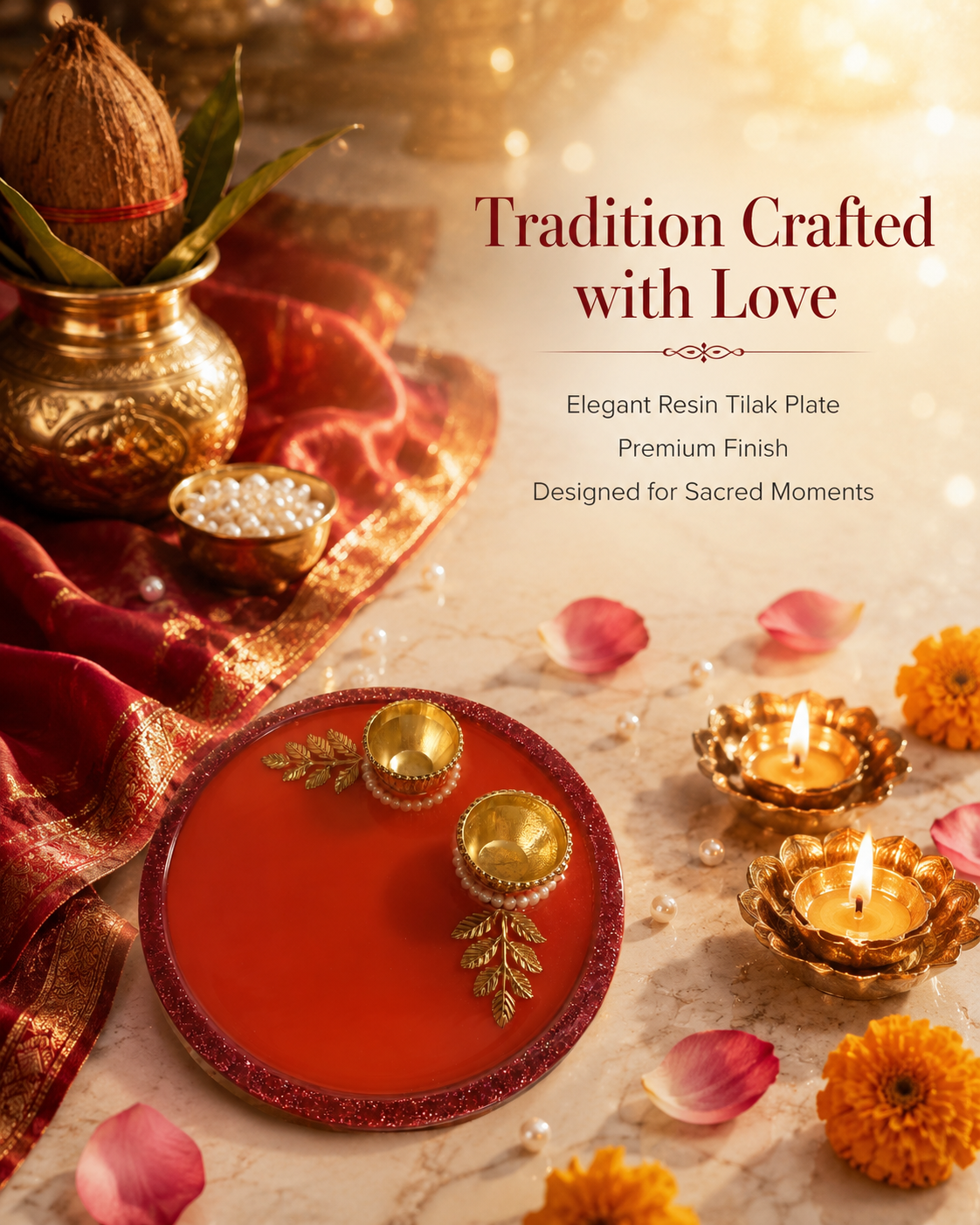 Resin tilak plate