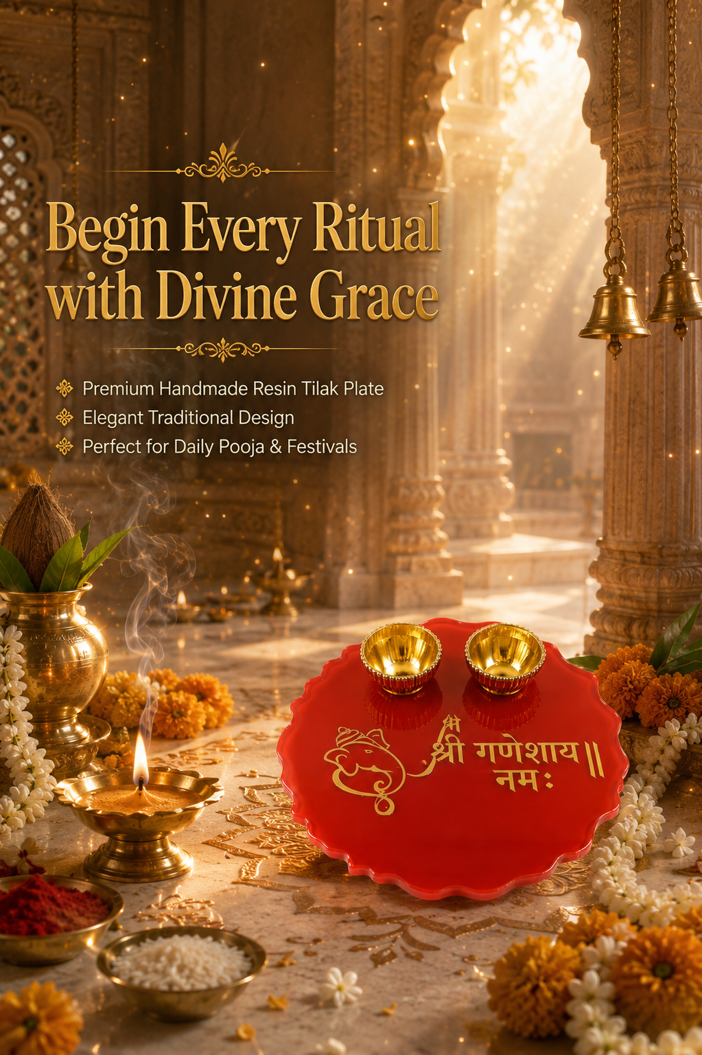 Resin tilak plate