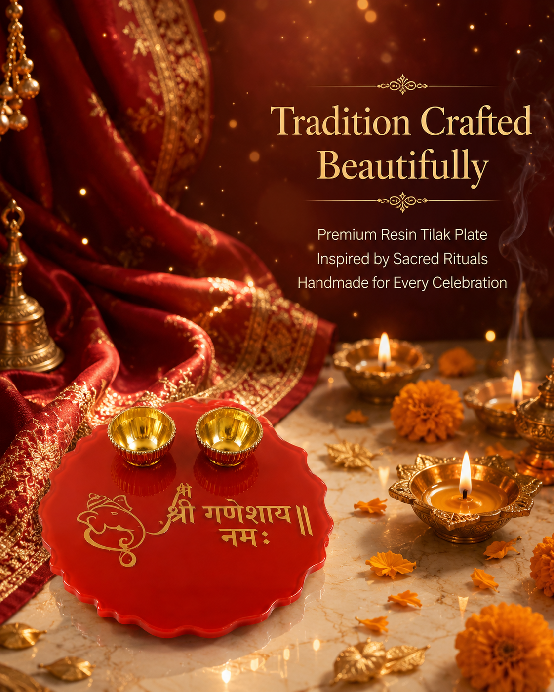 Resin tilak plate