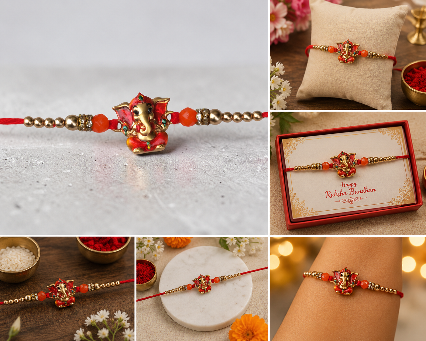 Premium Lord Ganesha Rakhi