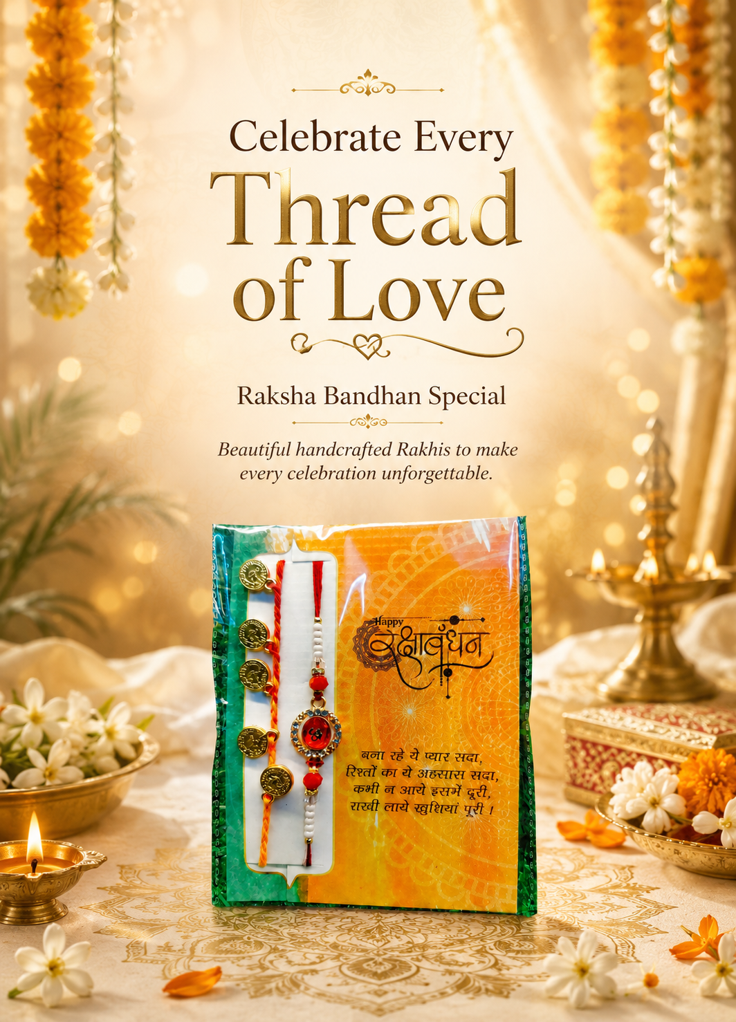 Couple Rakhi for Bhai & Bhabhi