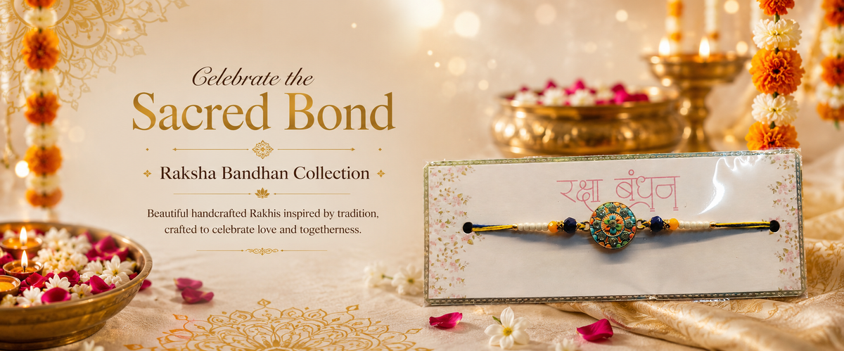 Premium Beaded Raksha Bandhan Rakhi