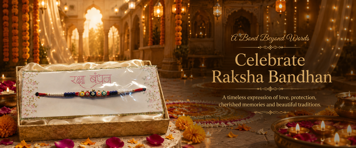 Colorful Nazar Protection Rakhi for Brother