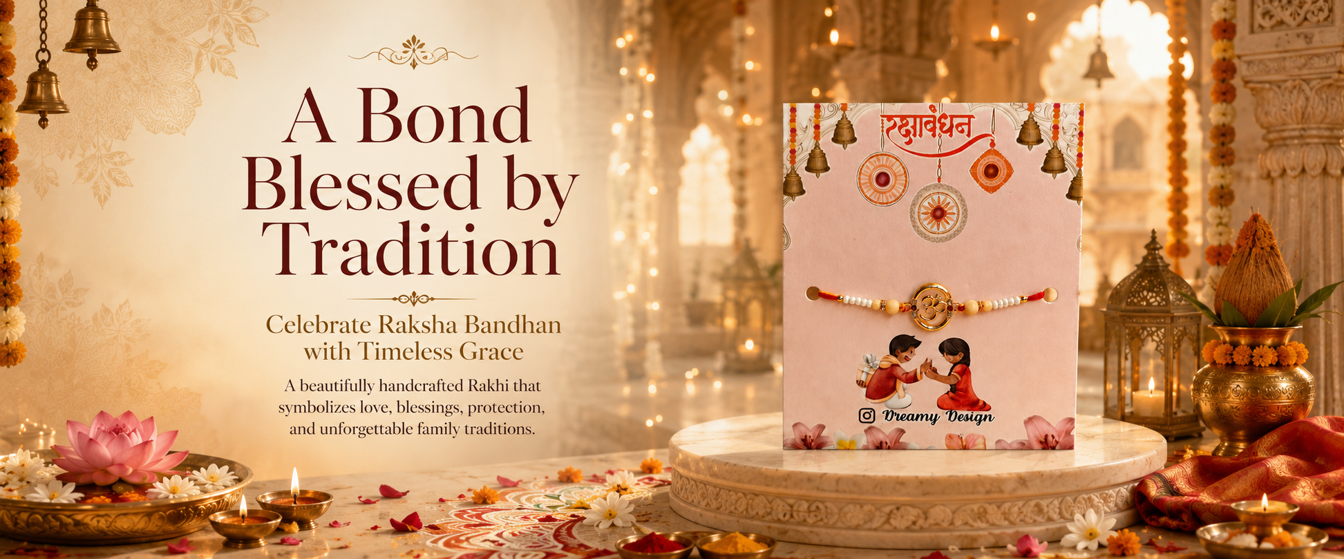 Om Rakhi for Brother Pack of 2