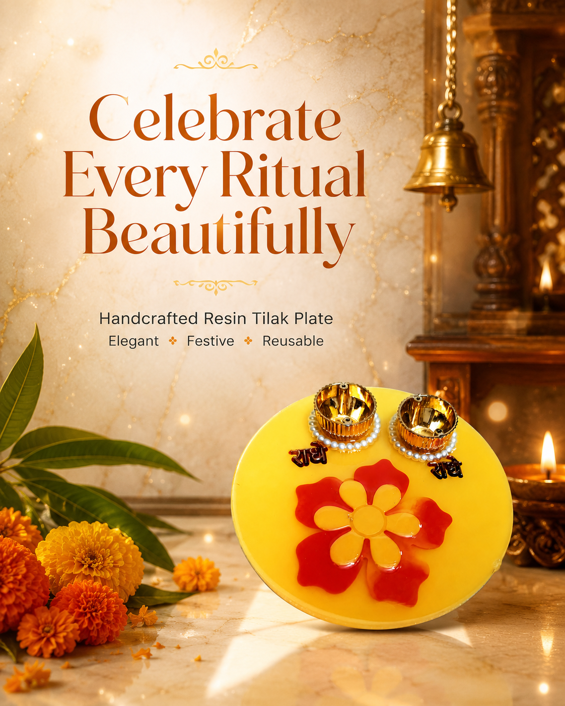Resin tilak plate