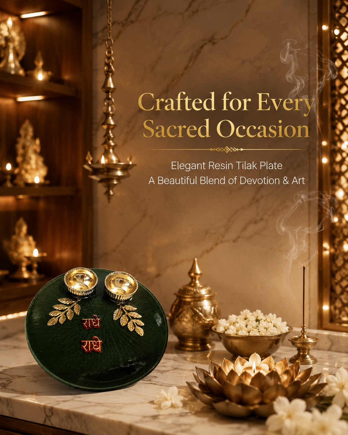 Resin tilak plate