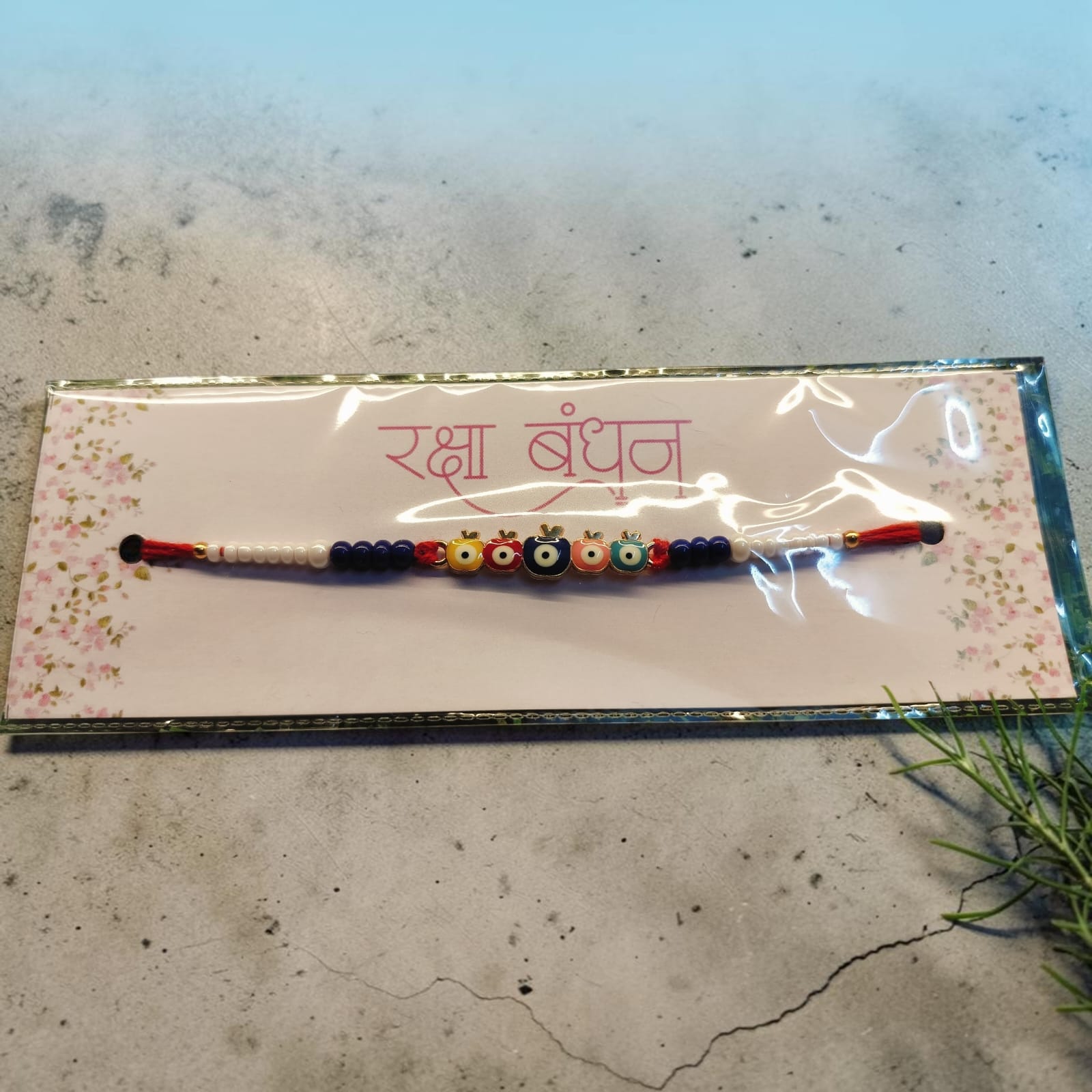 Colorful Nazar Protection Rakhi for Brother