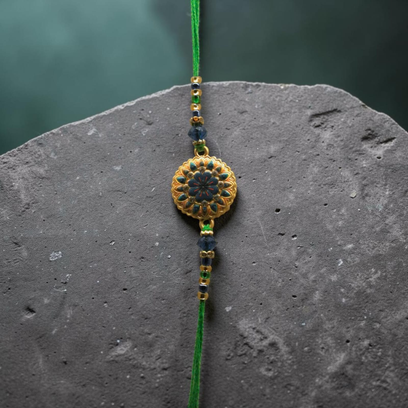 Elegant Beaded Rakhi