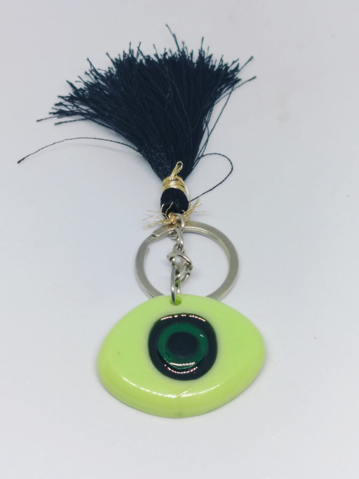 Resin evil eye keychains